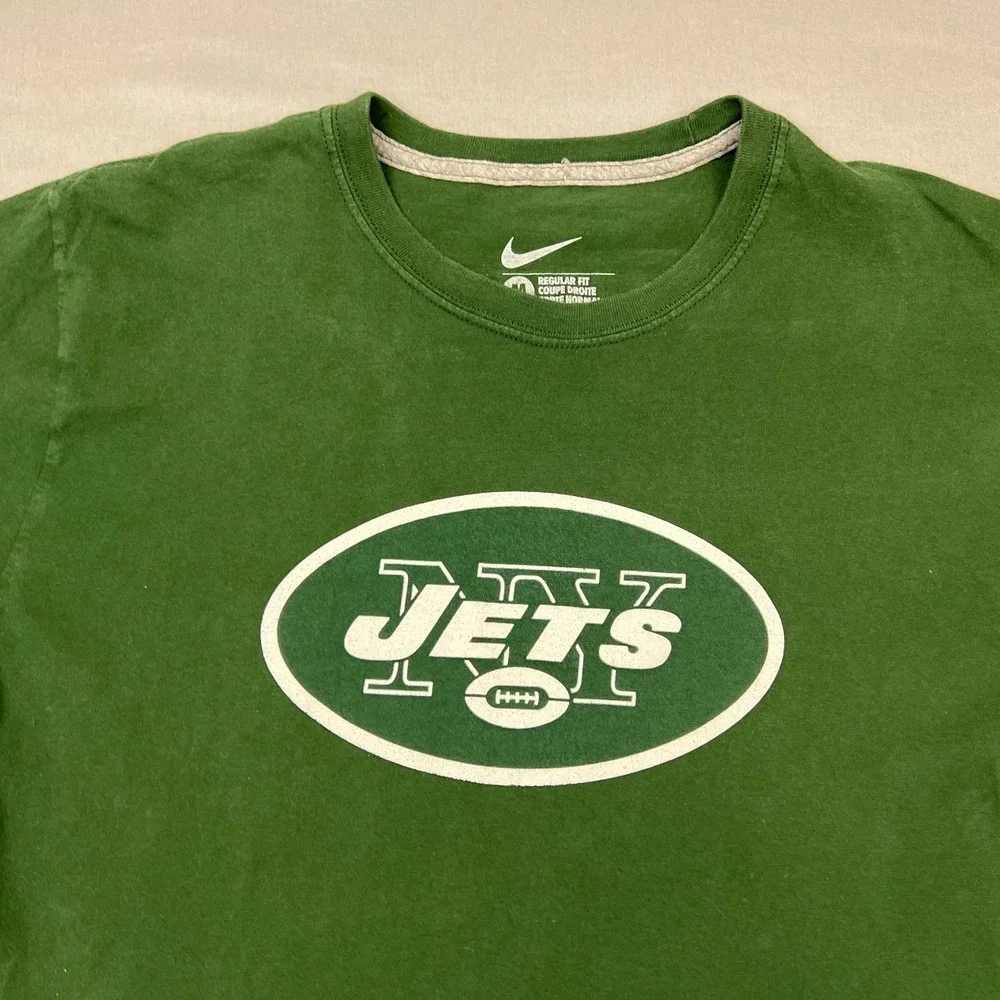 Nike NFL New York Jets Tim Tebow #15 T Shirt Adult Medium Green Regular Fit Tee